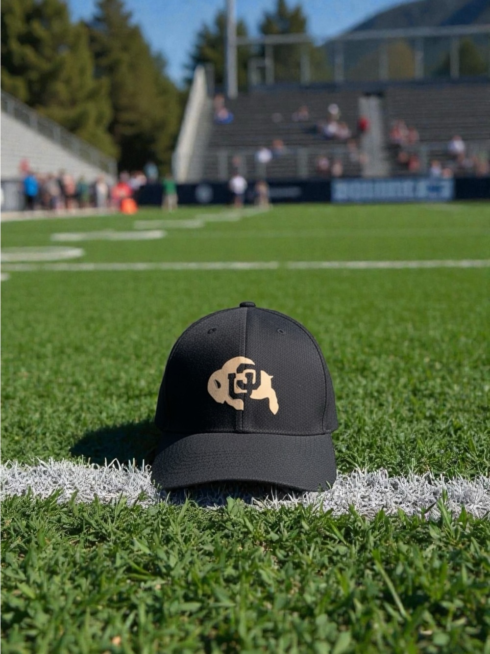Colorado Buffaloes Hat Cap Adjustable Chokolids  Black NCAA Football Trucker